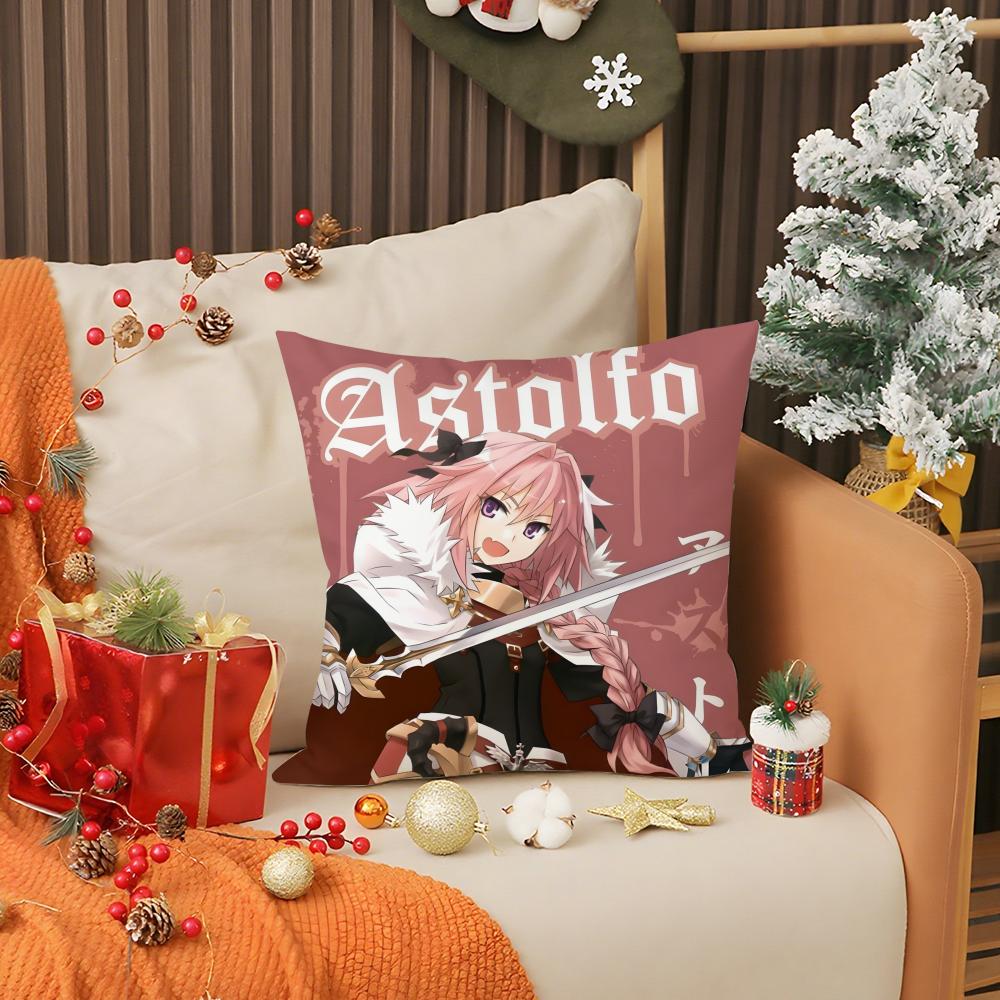 Game F-Fate Grand Order Astolfo Pillow Case Printing Pillowcase Living Room Sofa Cushion Cover Bedroom Room Decor