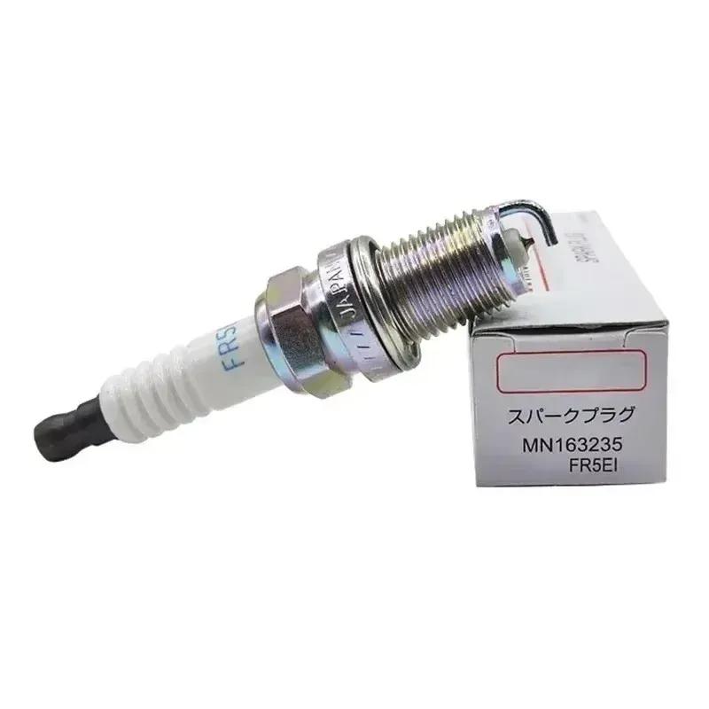 MN163235 Иридиевая свеча зажигания FR5EI 1313 для Mitsubishi OUTLANDER LANCER ECLIPSE Citroen C-CROSSER Peugeot 400 2.4 2.4L Cancles 4Pcs