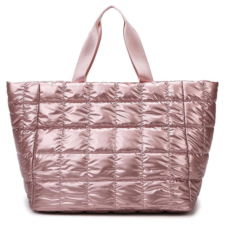 Yoga Fitness Bag Women's Travel Bag Dry and Wet Separation Waterproof Down Jacket Bag Portable Shoulder Travel Duffel Bag