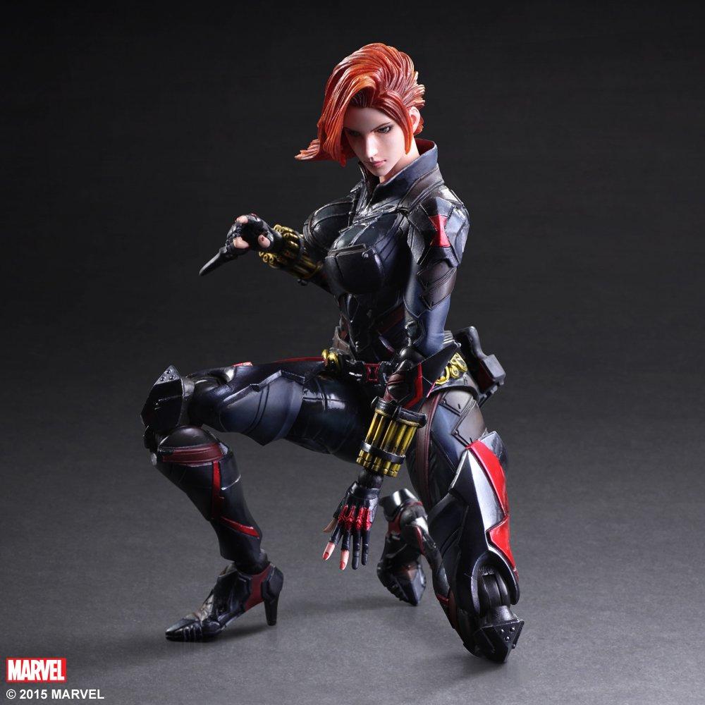 MARVEL UNIVERSE VARIANT PLAY ARTS Kai Black Widow PVC Painted Action Figure