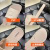 New summer women's slippers home solid color round head one-character sandals casual simple student flat slippers outside wear
