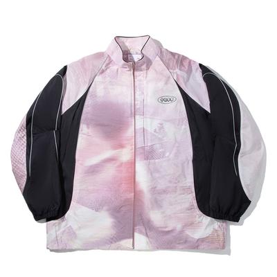 Li Ning Retro Sports Series Jacke Herrenjacke Aloe-Pink AFDVL57-1