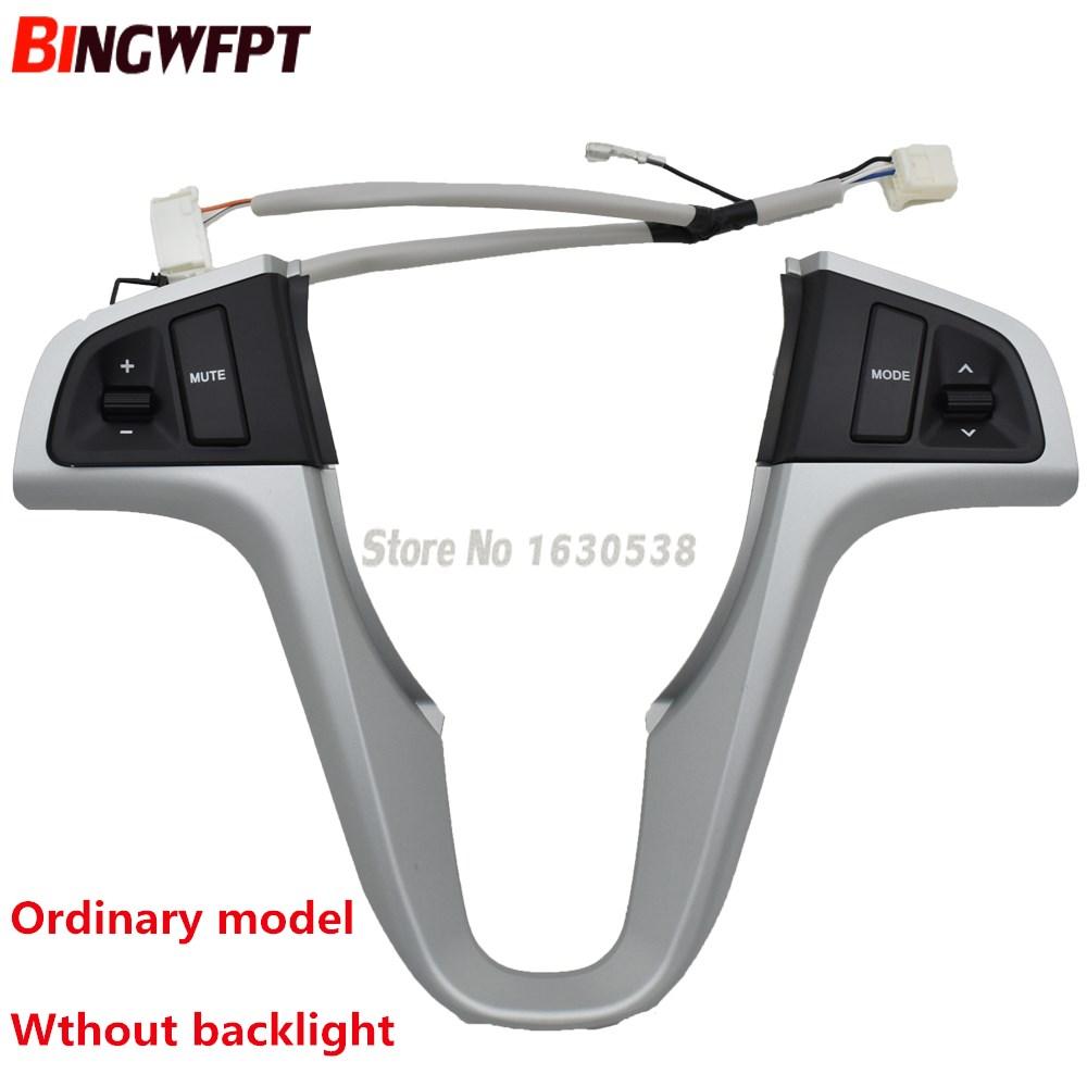 Steering Wheel Button For Hyundai VERNA SOLARIS 2010-2015 Audio Volume Music Control Switch Button With Backlight
