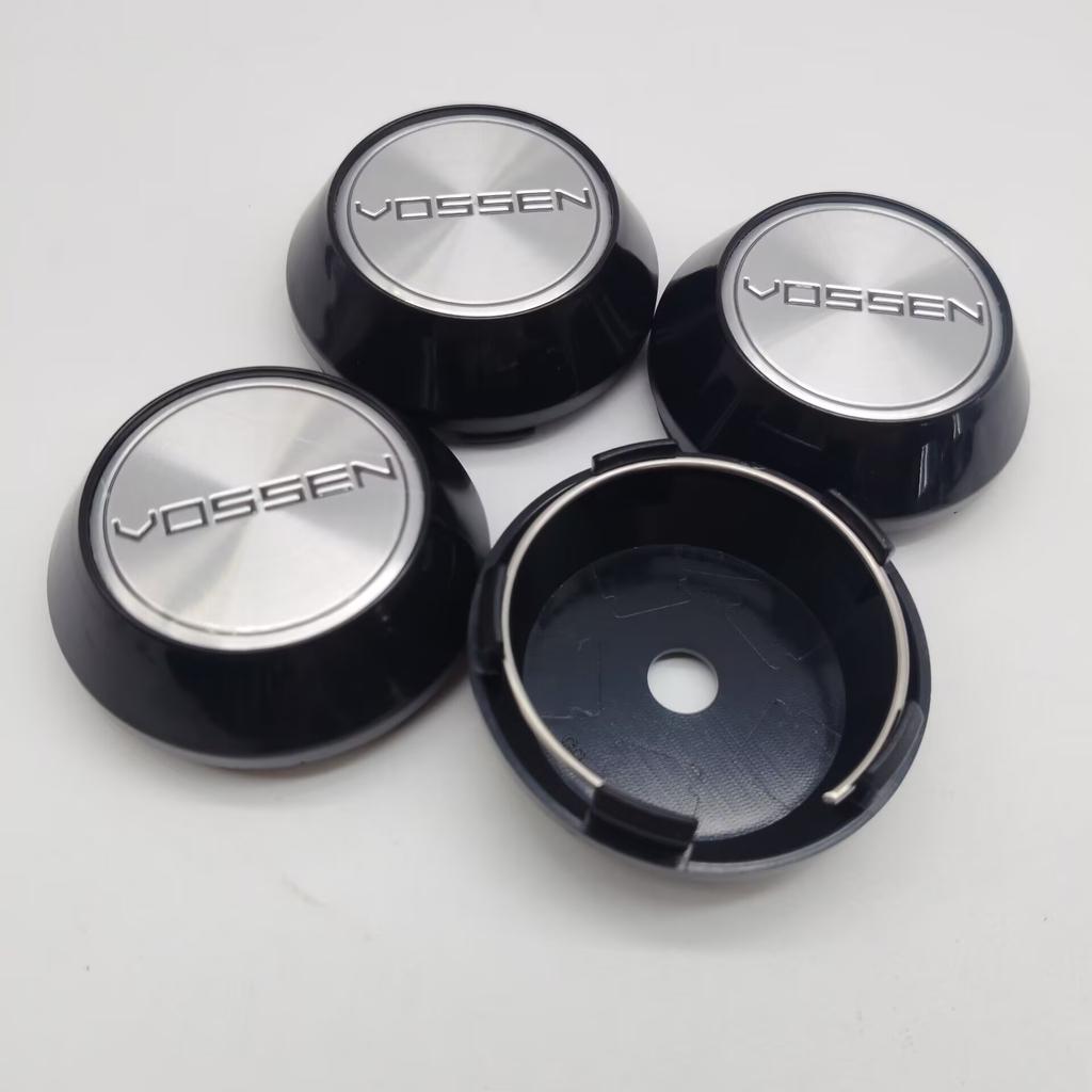 4Pcs/set Vossen Logo Centre Caps For Rims 60mm 64mm 65mm 68mm 69mm Wheel Hub Caps Wheel Covers Car Rims Tire Accessories
