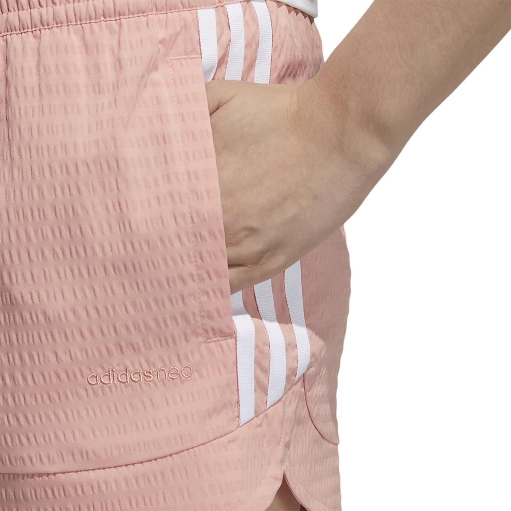 Adidas Neo W Cs Jun Shorts Casual Sports Side Stripe Breathable Shorts Women Shorts Pink GP5452