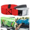 3 Meters Polyester Outdoor Lashing Tie Surfboard Kayak Rack Buckle Lock Tie Down Strap(Black)