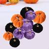 12 Pieces Artificial Pumpkins Velvet Thanksgiving Decor for Wreath Halloween