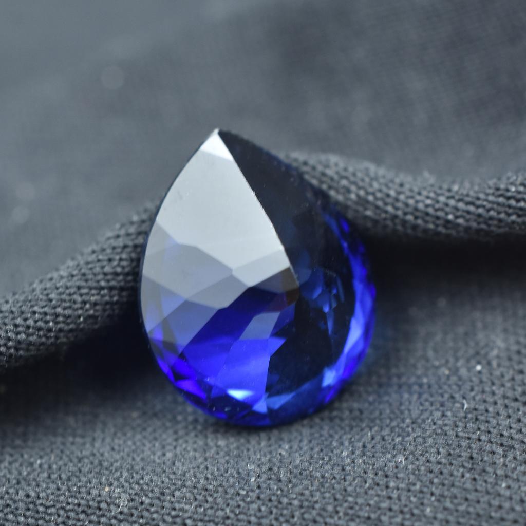 Natural Blue Tanzanite Loose Gemstone for Jewellary 6.65 Ct Pear Cut for Jewelry Making and Crafts