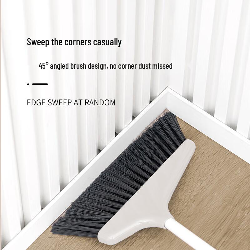 Mengting 3-Piece Broom, Dustpan & Wiper Set