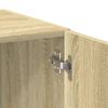Tall Cabinet Sonoma Oak 70 X 42.5 X 225 Cm Particleboard
