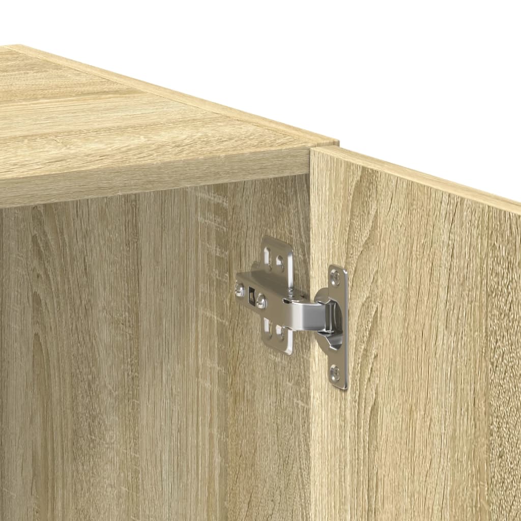 Tall Cabinet Sonoma Oak 70 X 42.5 X 225 Cm Particleboard