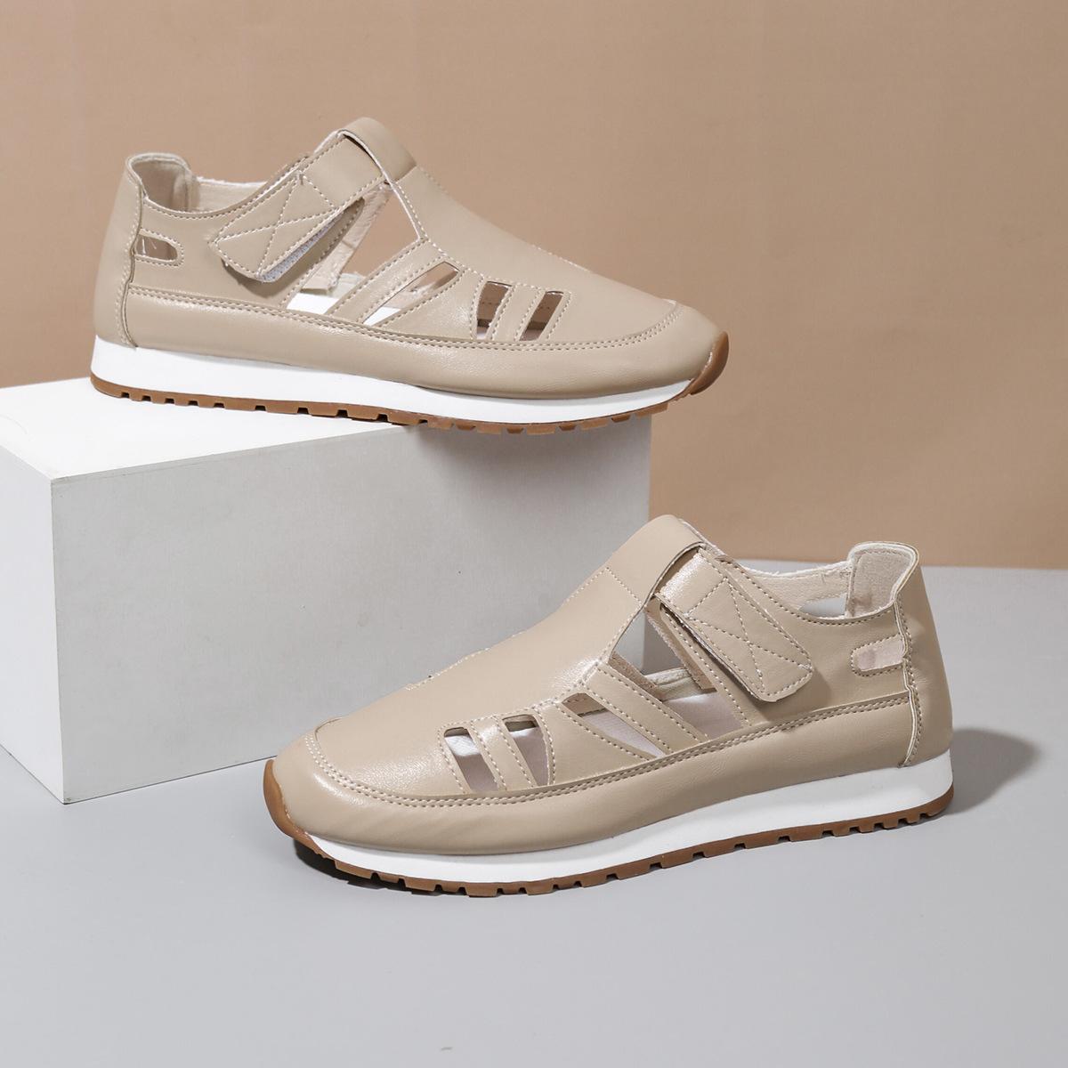 Спортивные сандалии большого размера 22 темпераментные красивые модные полые дышащие для улицы спортивные сандалии 36