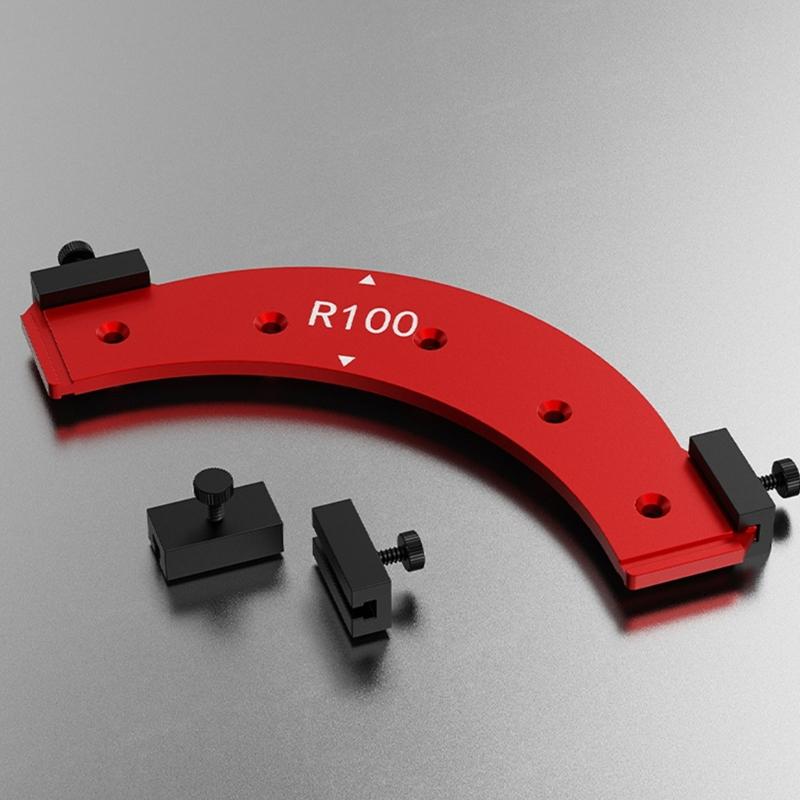 Woodworking Round Corner Radius Templates Cutting Templates Tool Routers Corner Radius Templates R100/R150/R200/R250/R300