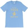 Know Yoga Know Peace T Shirt First Bunny Officer Mens Short Sleeve Shirt T Shirt