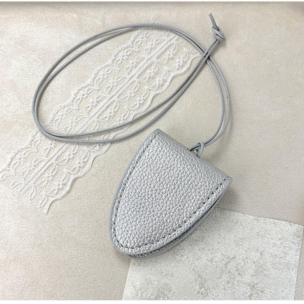 Neck Hanging Pu Leather Magnetic Glasses Bag Sunglasses Pendant  Travel Accessory