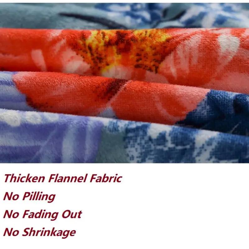 Warm Soft Comfortable Flannel Pillowcase Thicken Coral Fleece Queen King Twin Size Bed Pillow Case 48x180cm