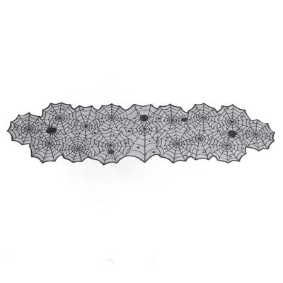 Black Lace Spider Web Table Runner Dinner Table Decoration Spooky Party Decor Spiderweb Table Cloth