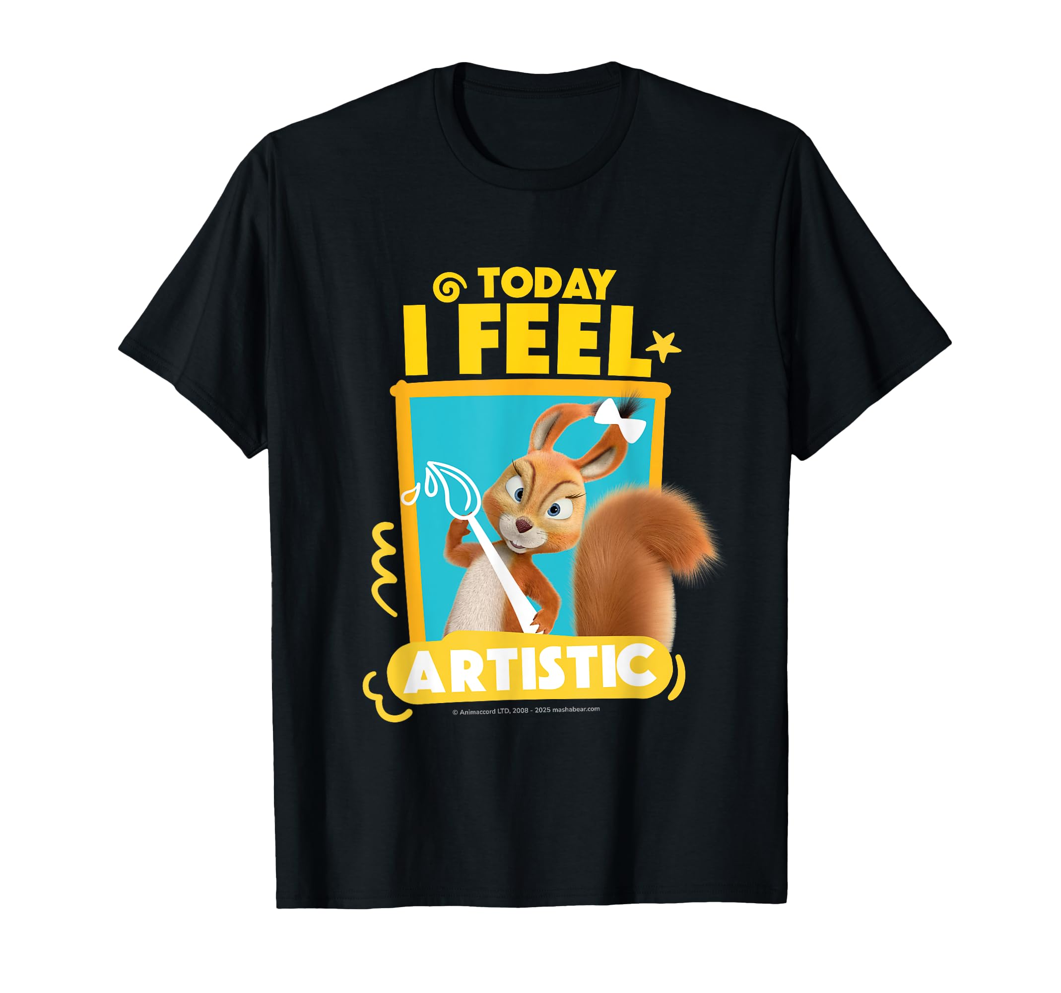 Today I Feel Artistic Friends. T-shirt чёрный