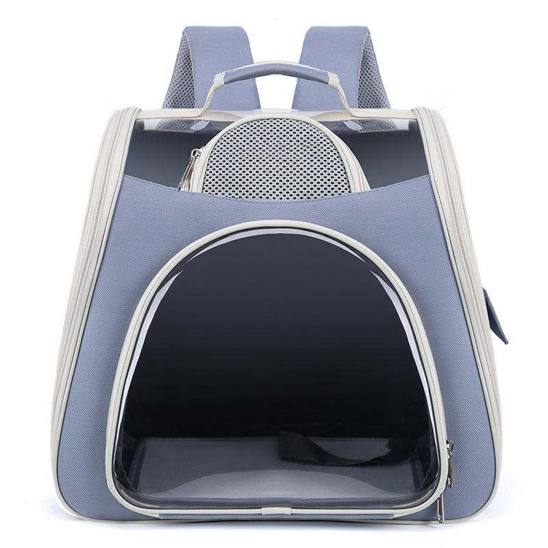 Cat Backpack Going Out School Bag Double Shoulder Pet Bag Cat Travel Dog Cat Products Transparent Large Capacity Portable Cat Bag