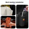 For Abarth 695 595 500 600e 124 500C 124 125 Leather Car Door Water Cup Holder Backrest Hanging Storage Box Waterproof Trash Can