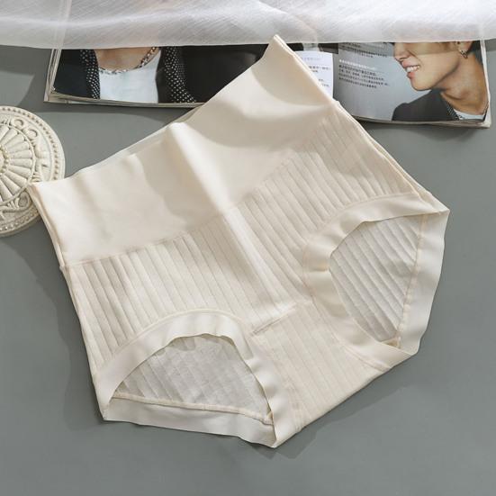 Mutandine da Donna Vita Alta Senza Cuciture Colore a Contrasto Controllo Pancia Sollevamento Glutei Morbide Elasticizzate Asciugatura Rapida Antisettiche Biancheria Intima da Donna Slip