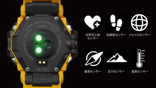 CASIO Master of G Land Rangeman Dial Watch G-SHOCK, GPR-H1000-9JR Black/White Men's