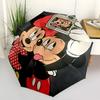 Mickey Mouse, Minnie Mouse Themed Automatic Opening and Closing Umbrella, Brightly Colored 8-rib Portable Umbrella, Suitable for Men and Wom
