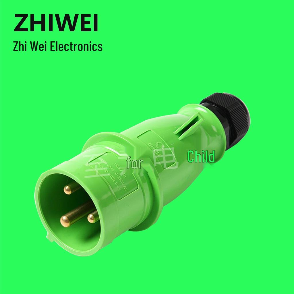 32A Three-Hole Industrial Plug: Dustproof, Waterproof, Explosion-Proof Connector with Surface/Flush Mount Socket