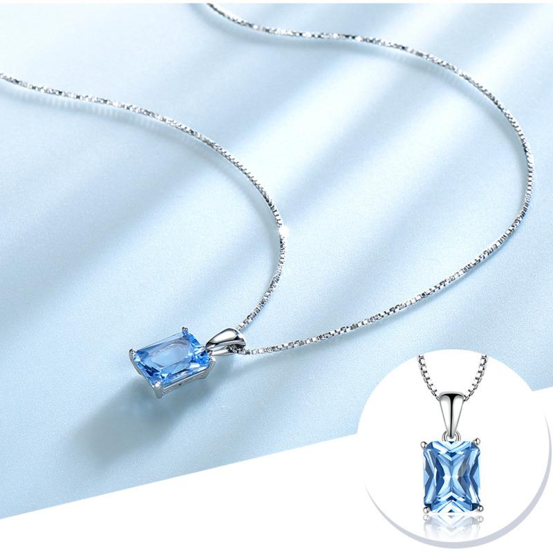 Gica Gema Jewelry S925 Sterling SilverHot-selling Geometry Classic Pendant Necklace  For Women Fine High Grade Jewelry Gift To Valentine's