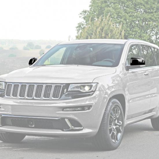 For Dodge Durango 2011-2026 ABS Glossy Black Rearview Mirror Shell Trim Cover 2P