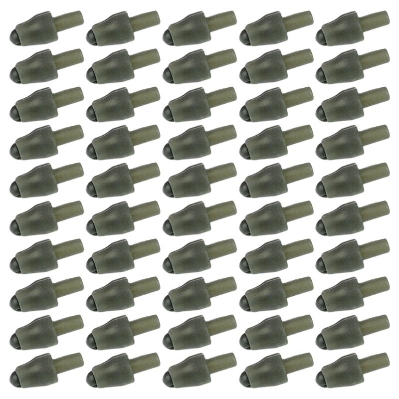 

50Pcs Inline Quickly change Bead Fishing Method Feeder Connector Hair Rig Stop Bead Fishing Accessories Easy to Use 1