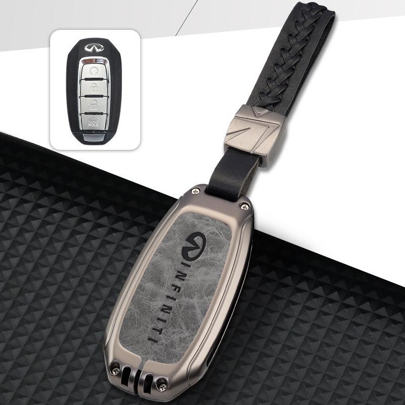 Premium Infiniti QX50/Q50L/QX60 Women's Key Case with Decorative Buckle for 2022 Model