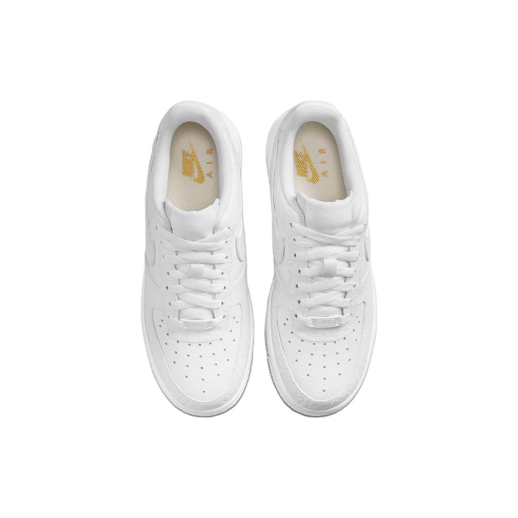 Nike Air Force 1 07 Color of the Month - Reptilian Leather Women Sneakers White Metallic-Gold Summit-White DZ4711-100