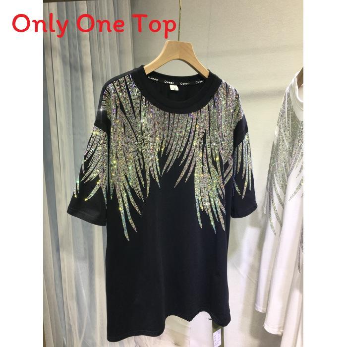 Plus Size T Shirt For Men Women With Geometric Pattern And Rhinestone Embellishments For Summer Casual Wear
