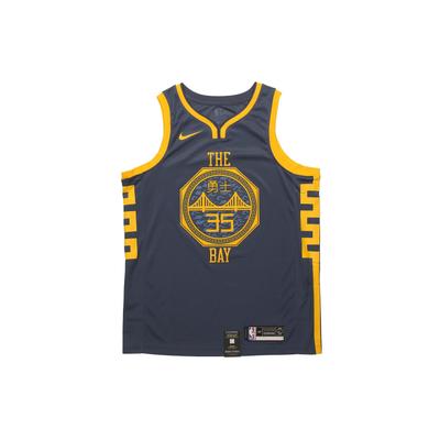 NBA City Edition Swingman Jersey Men Tops Blue Gray AJ4610-430