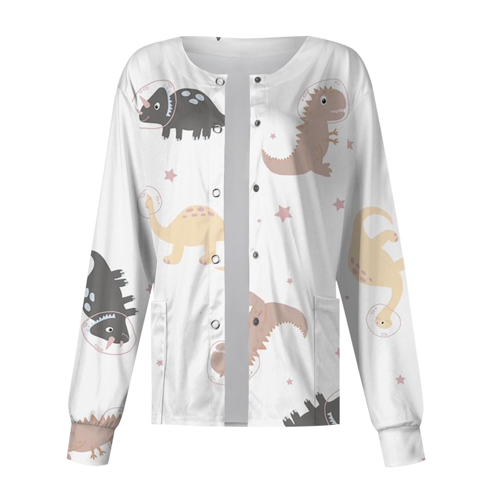 Женский однобортный защитный комбинезон с длинным рукавом и карманом — фото 5