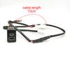 1PC Car Dual Charger Socket QC3.0 USB Type-C PD Charging Outlet Power Adapter Phone For Toyota LC120 Prado