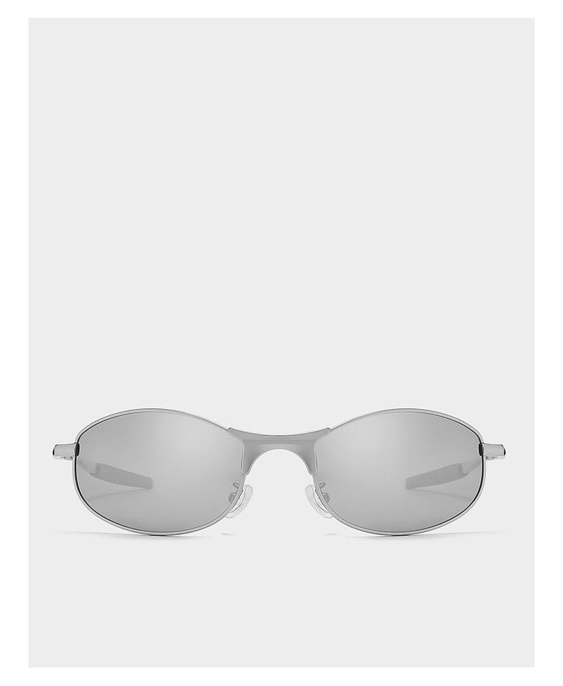 Retro-Futuristic Cat Eye Polarized Sunglasses with UV Protection for Cycling