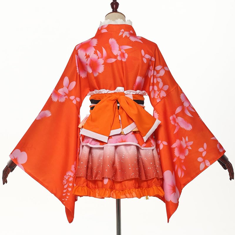 Japansk Mini Kimono Kurtisane Sommerfyrverkeri Japanske Klær Cosplay Kostyme [BLESSUME] Klær, Cosplay, Yukata, Topp, Kort, Søt, Haori, Kjole,