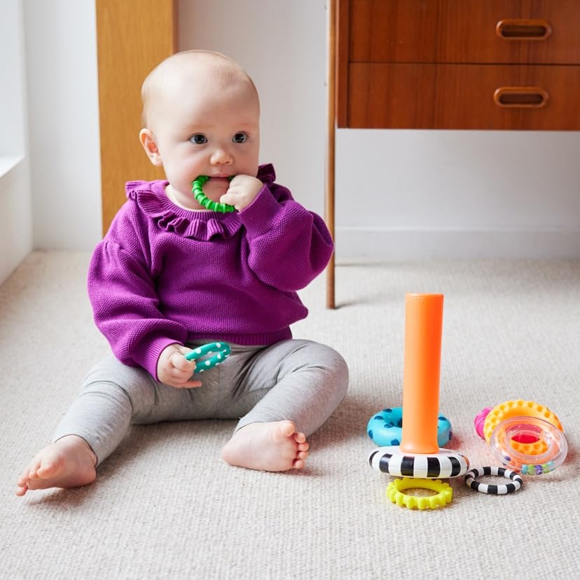 SASSY Stacking Ring Educational Shape Matching Toy for TYSA80758N Tower, Babies,