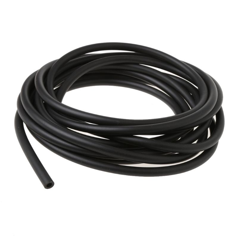 Auto Silica Tube 4mm Rubber Hose 16.4ft Flexible Soft Pipe For Aquarium