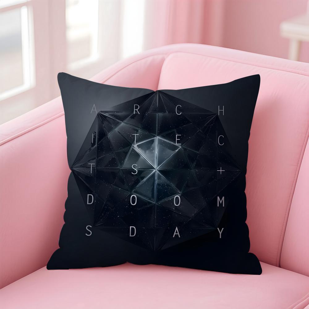 a-Architects band Cushion Cover Comfortable Reversible Pillow Cover Ideal for Car Sofa Bedroom & Beyond