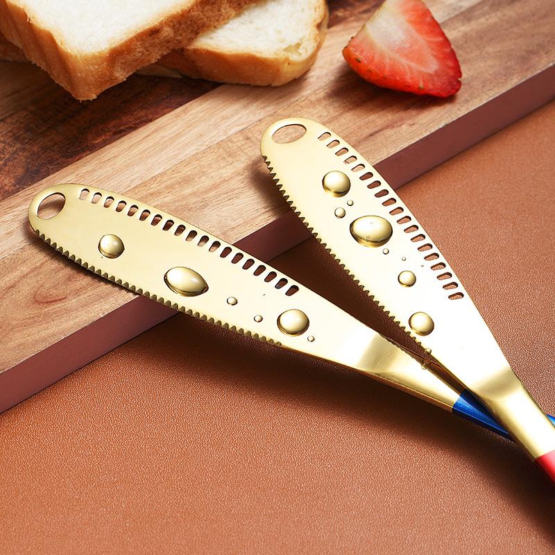 Multifunction Stainless Steel Butter Cutter Bread Jam Spreader Utensils Cutlery Multifunction Stainless Steel Butter Cutter Bread Jam Spreader Utensils Cutlery