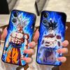 Case for iPhone 13 12 11 17 Pro Max XS Max XR 15 16 14 Plus 7 8 17Air Black Soft Phone Cover Super Saiyan 3d Changing Visual