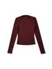 Hot Girl Square Neck Off-Shoulder Slimming Long Sleeve Top for Women
