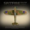 World War 2 WW2 Army Military Soldiers SWAT UK: Spitfire Fighter F MK. la type Model Building Blocks Bricks Children's Toys Gift