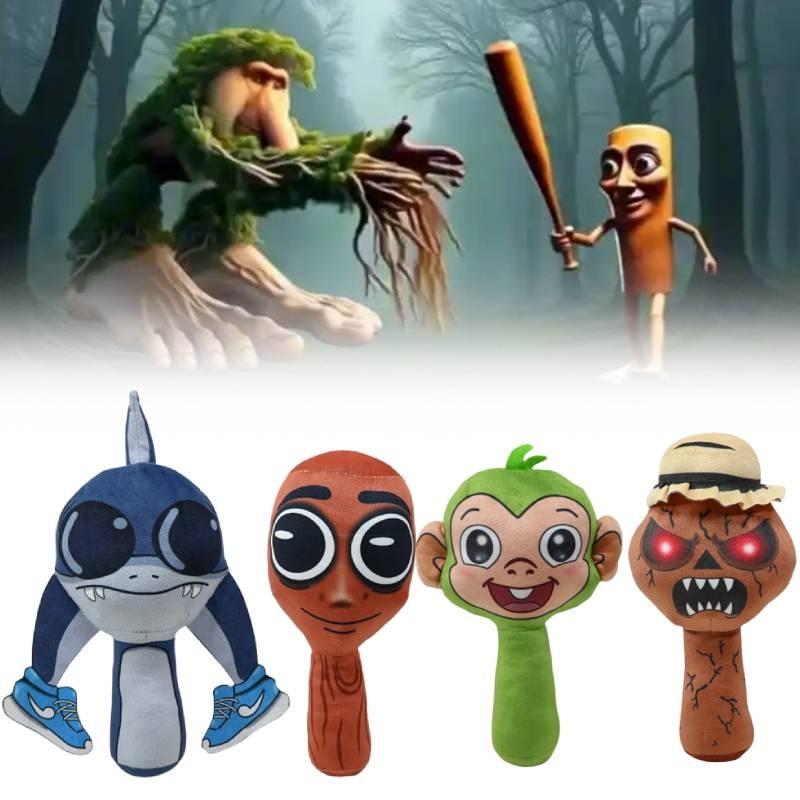 Tung Tung Sprunki Tungsahur Game Shark Plysj Dyr Leketøy Utstoppet Dukke Barn Gave