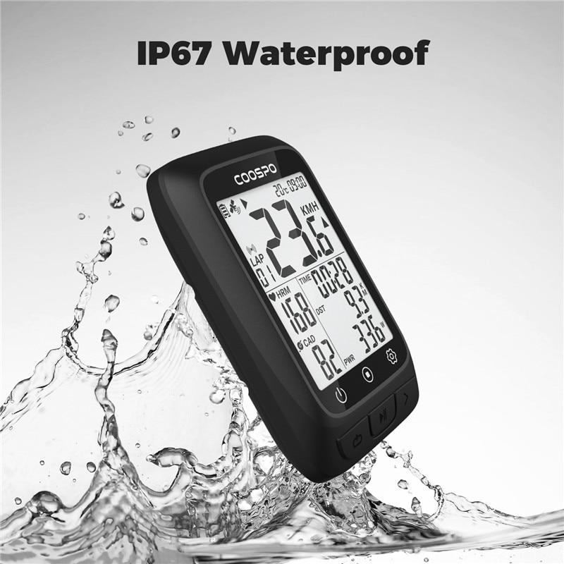 COOSPO BC107/BC26 Bike Computer GPS Wireless Bicycle Cycling Odometer Speedometer 2.4"FSTN Bluetooth5.0 ANT+ Waterproof GPS BDS