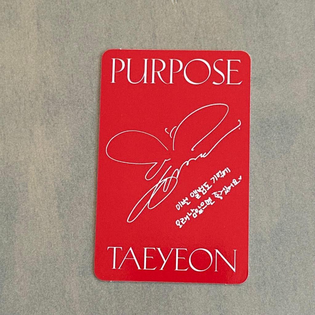 [USED] Girls' Generation TAEYEON Purpose Album