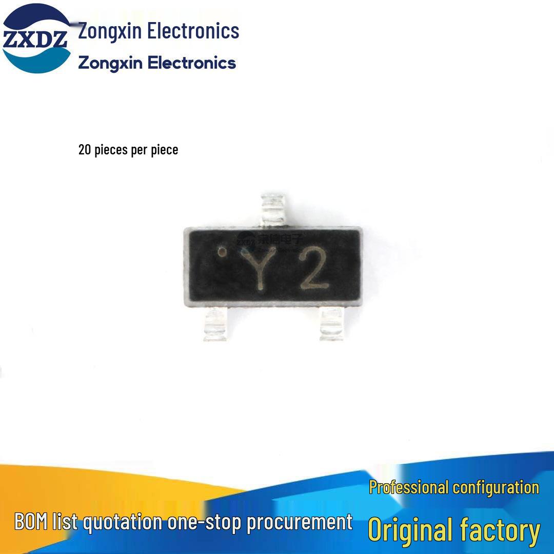 

MMBT8550D Y2 SOT-23 -25В/-1.5А SMD Транзистор, 20 шт.